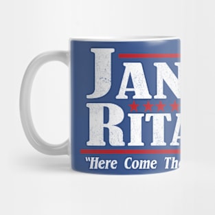 Janet and Rita 2024 Here Come the Grannies Vintage Mug